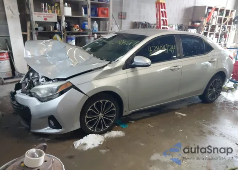2016 Toyota Corolla S Plus z USA, uszkodzony, nr VIN 2T1BURHE5GC482322